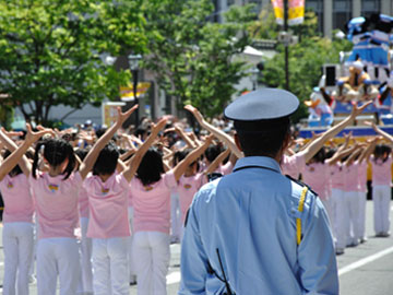 イベント警備風景